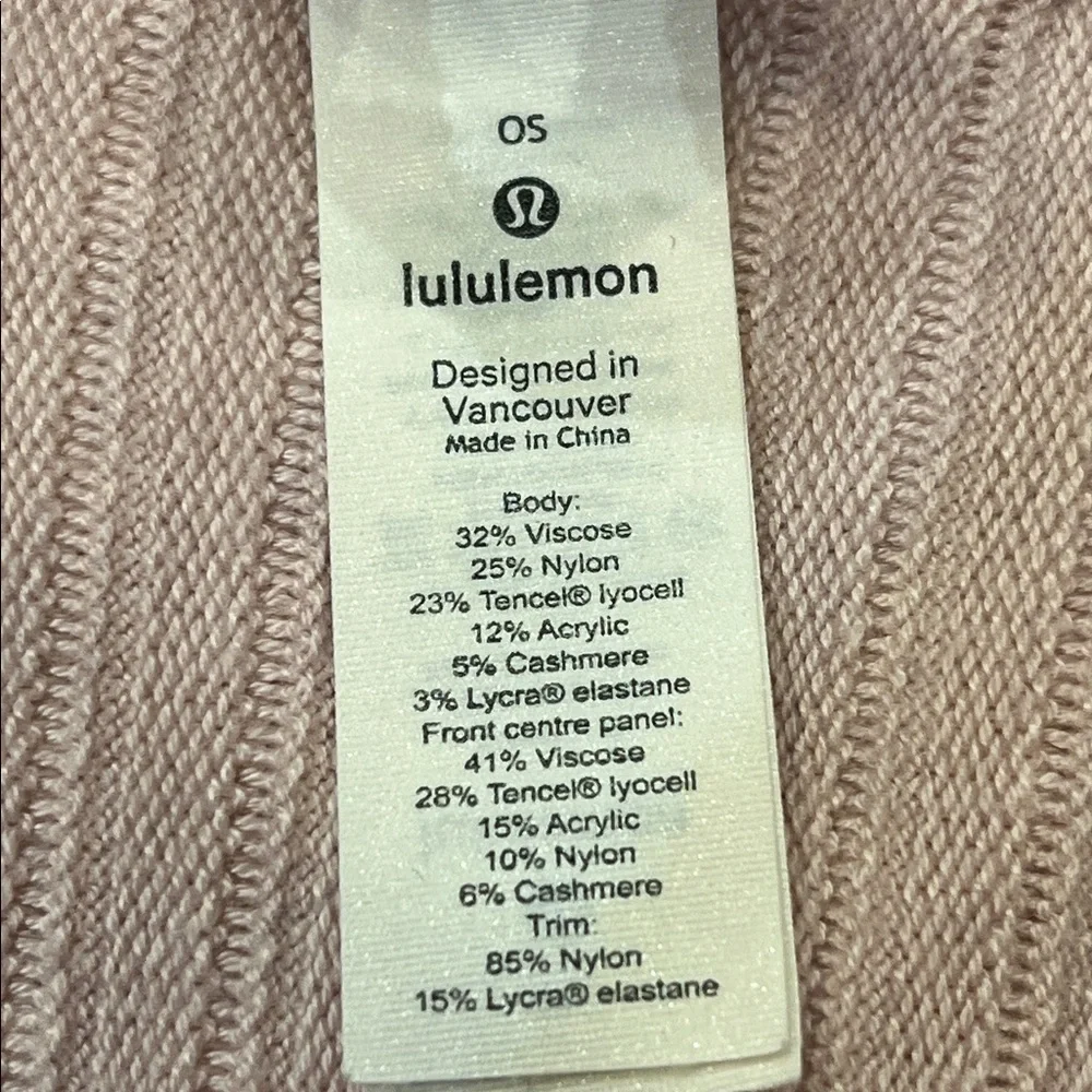 Lululemon Dream Weaver Wrap Smoky Blush‎ One Size